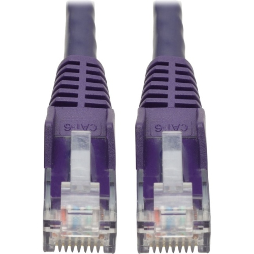 TRIPP LITE  Cat6 Gigabit Snagless Molded Utp Patch Cable (Rj45 M/m), Purple, 2 Ft