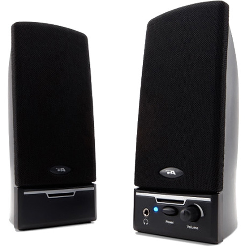 Cyber Acoustics 4-Watt 2.0 Speaker - Black -