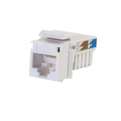 C2G Cat6 RJ45 UTP Keystone Jack - White -