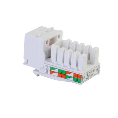 C2G Cat6 RJ45 UTP Keystone Jack - White -