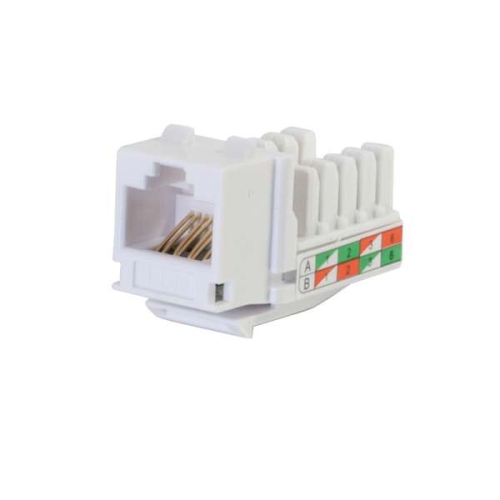 C2G Cat6 RJ45 UTP Keystone Jack - White -