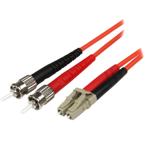 StarTech 1m Fiber Optic Cable - Multimode Duplex 50/125 - LSZH - LC/ST