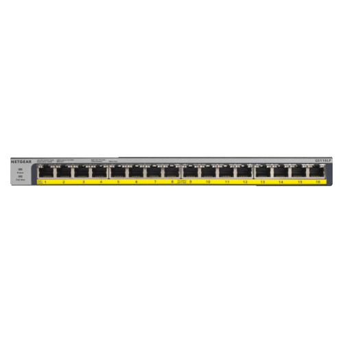 NETGEAR  16-Port Gigabit Unmanaged Switch (Gs116Lp-100Nas)