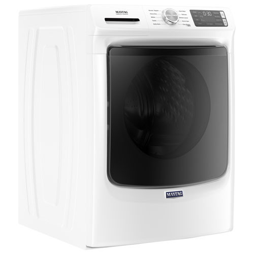 Laveuse à chargement frontal haute efficacité de 5,2 pi³ de Maytag - Blanc