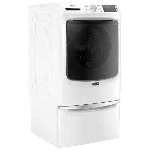 Laveuse à chargement frontal haute efficacité de 5,2 pi³ de Maytag - Blanc