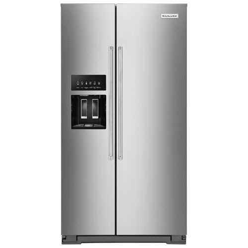 Kitchenaid 36" Counter-Depth Side-By-Side Refrigerator w/ Ice Dispenser - Stainless