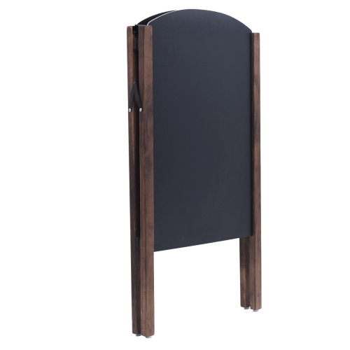 Costway 31.5" Wood A-Frame Chalkboard Menu Sign Board Sidewalk Wedding Signage