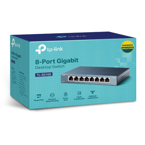 TP-Link 8-Port Desktop Switch (TL-SG108) | Best Buy Canada