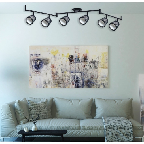 Beldi 1088-TR6 - Baltimore Collection 6 Light Lighting Track, 47.2'' X 7.9'', Black