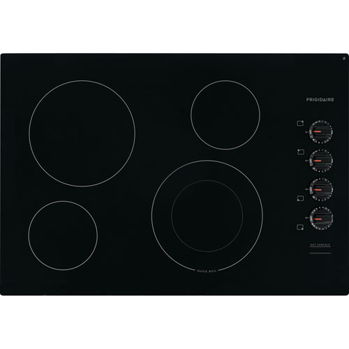 Frigidaire 30" 4-Element Electric Cooktop - Black