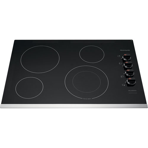 Surface de cuisson électrique lisse de 30 po de Frigidaire - Acier inoxydable