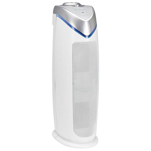 GermGuardian 4-in-1 Tower Air Purifier with HEPA Filter - White