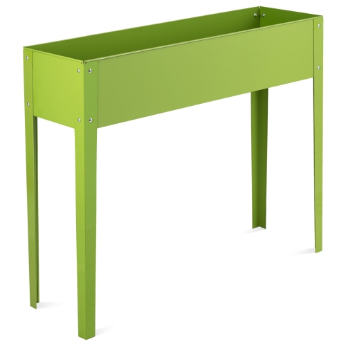 Costway 40"x12" Outdoor Elevated Garden Plant Stand Raised Tall Flower Bed