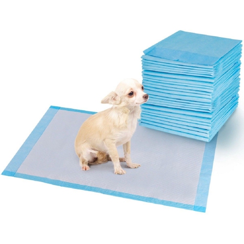 Costway 150PCS Puppy Pet Pads Dog Cat Wee Pee Piddle Pad Training Underpads 24" x 36"