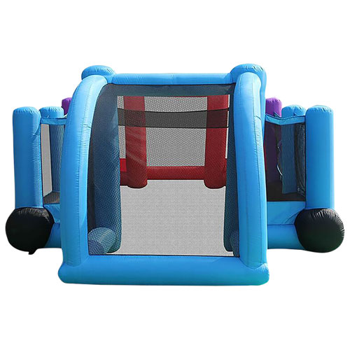 Happy Hop 3-in-1 Inflatable Play Field - Blue/Red