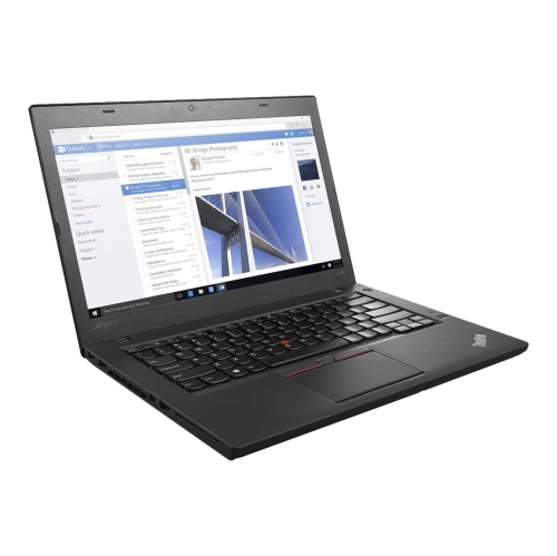 Refurbished - LENOVO ThinkPad T460 Enterprise Laptop 14" Intel Core i5-6300U, 16GB RAM, 480GB SSD, Windows 10 Professional