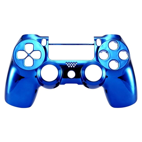 Chrome Blue Edition Front Housing Shell Faceplate for Playstation 4 PS4 Slim PS4 Pro Controller