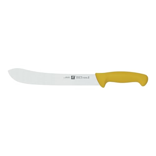 Couteau à boucher ZWILLING TWIN Master 10&nbsp;po, jaune