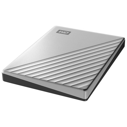 Disque dur externe portatif USB-C My Passport Ultra 2 To WD pour Mac - Argenté