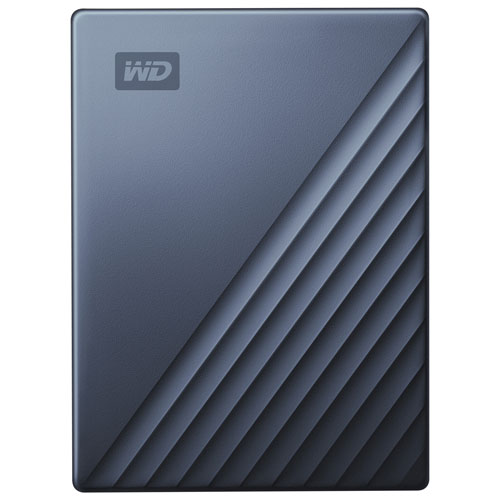 WD My Passport Ultra 4TB USB-C Portable External Hard Drive - Blue