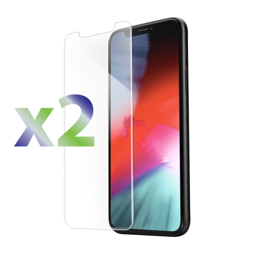 2 protecteurs d’écran ultraminces de 0,18 mm en verre trempé iPhone XR d’Exian