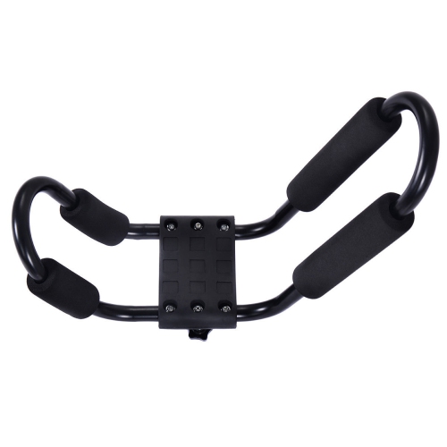 COSTWAY Lot de 4 Support de Kayak Barres de Toit de Voiture pour Kayaks Transport en Sécurité en Forme de U Anti-Friction pour Voyager 36 x 20 x 15