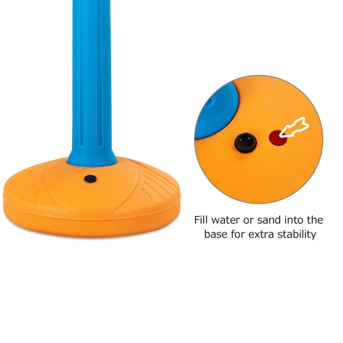 Costway Kids Basketball Hoop Stand Adjustable Height Indoor Outdoor Sports Game Toy