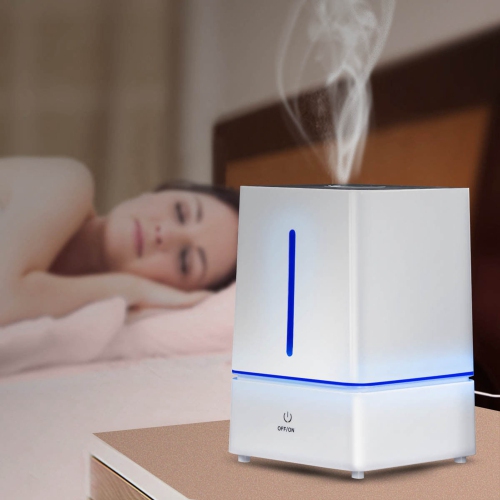 Costway 4L Ultrasonic Cool Mist Air Diffuser Humidifier w/ LED Night Light Office