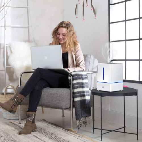 Costway 4L Ultrasonic Cool Mist Air Diffuser Humidifier w/ LED Night Light Office