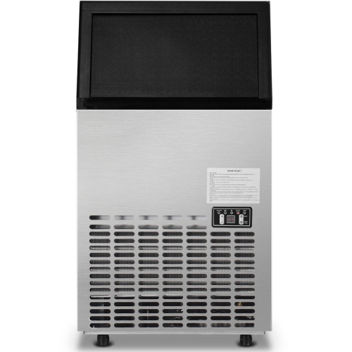 Costway Built-In Stainless Steel Commercial 110Lbs/24H Ice Maker Portable Ice Machine