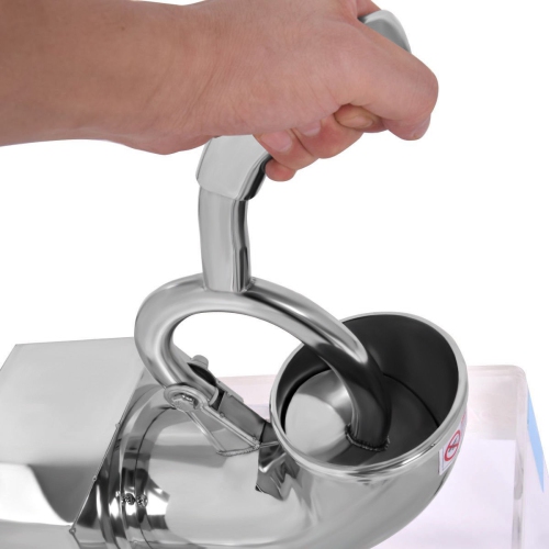 Costway Electric Snow Cone Machine Ice Shaver Maker Shaving Crusher Dual Blades