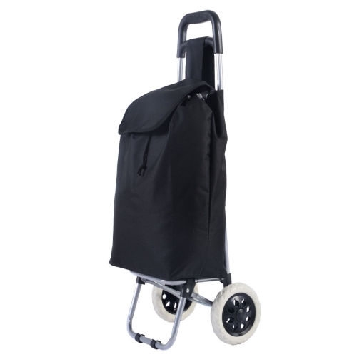 Costway Light Weight Wheeled Shopping Trolley Push Cart Bag Large Capacity