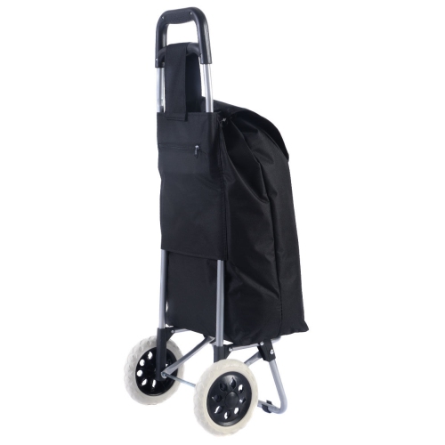 Costway Light Weight Wheeled Shopping Trolley Push Cart Bag Large Capacity