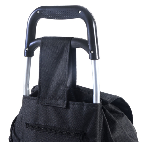 Costway Light Weight Wheeled Shopping Trolley Push Cart Bag Large Capacity