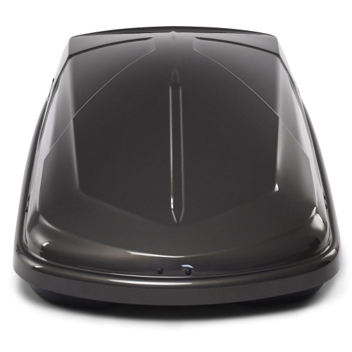 Goplus 14 Cubic Feet Cargo Box Dual-sided Opening Car Roof Box Rack Mount Carrier