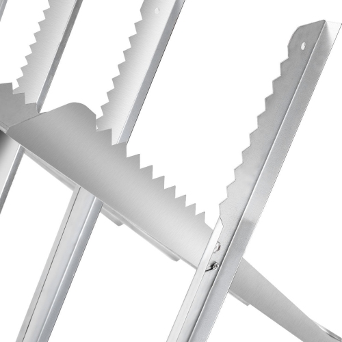 Chevalet de sciage robuste en acier robuste portable de 220 lb Goplus