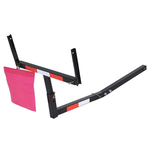 Pick Up Truck Bed Hitch Extender Adjustable Steel Extension Rack Loads Flag