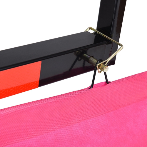 Pick Up Truck Bed Hitch Extender Adjustable Steel Extension Rack Loads Flag