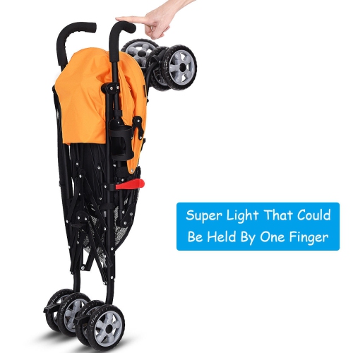 Folding Lightweight Baby Toddler Umbrella Travel Stroller w/ Storage Basket