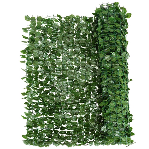 Costway 59''x95'' Faux Ivy Leaf Decorative Privacy Fence Screen Artificial Hedge Fencing