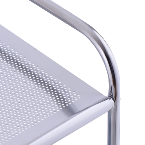 4 Drawers 2 Shelves Rolling Storage Cart Metal Rack Shelf Home Office Furniture