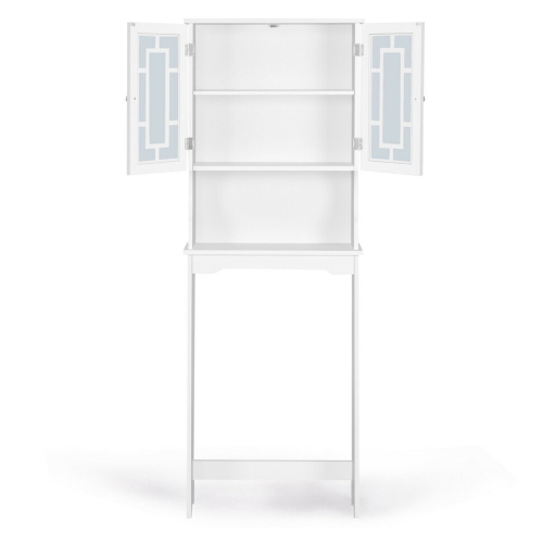 Costway Storage Cabinet Tower Organizer Over the Toilet Bathroom Spacesaver