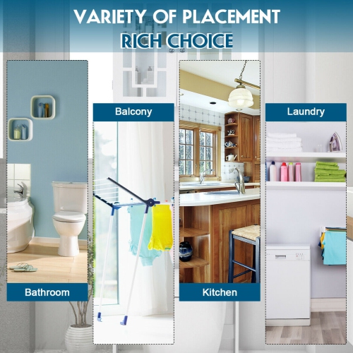 Costway Storage Cabinet Tower Organizer Over the Toilet Bathroom Spacesaver