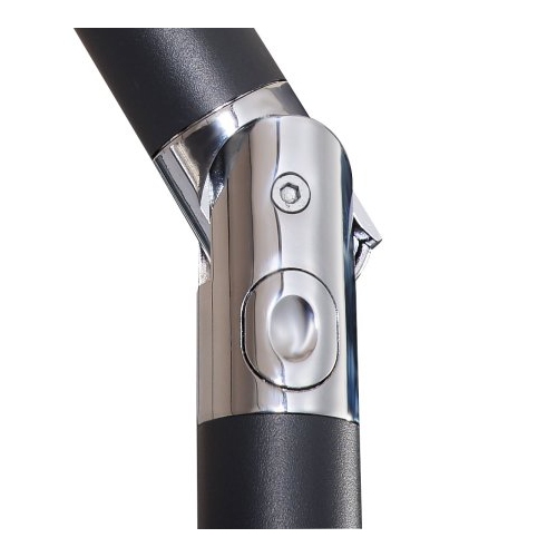 Costway 9FT Patio Solar Umbrella LED Patio Market Steel Tilt W/ Crank Outdoor