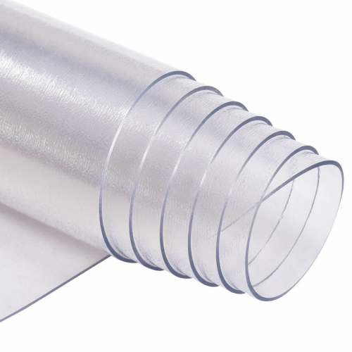 Costway 47'' x 59'' PVC Chair Floor Mat Home Office Protector For Hard Wood Floors