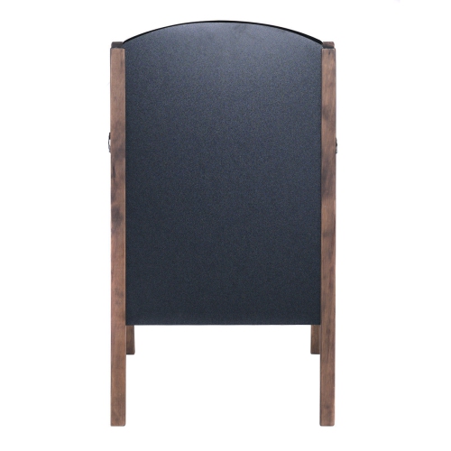 Costway 40'' Wood A-Frame Chalkboard Sign Menu Board Sidewalk Wedding Signage