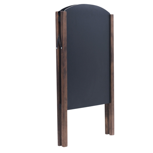 Costway 40'' Wood A-Frame Chalkboard Sign Menu Board Sidewalk Wedding Signage