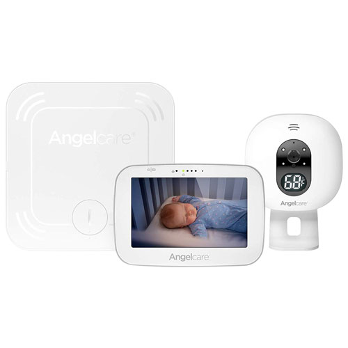 Angelcare 5" Video & Movement Baby Monitor with Night Vision & Two-way Communication
