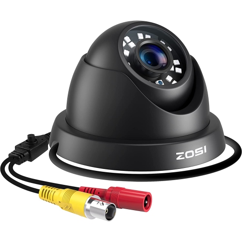 ZOSI Add-On Wired 1080P 2MP Hybrid 4-in-1 Analog Outdoor Surveillance Camera for HD-TVI/AHD/CVI/CVBS DVR Security System, IP66, 80ft Night Vision -