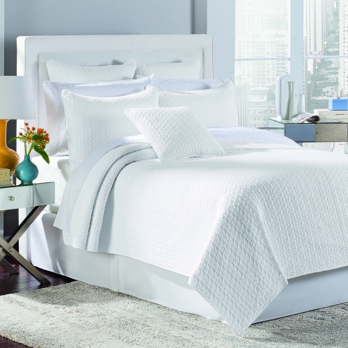 Urban Annex Tristan White Full/Queen Quilt Set